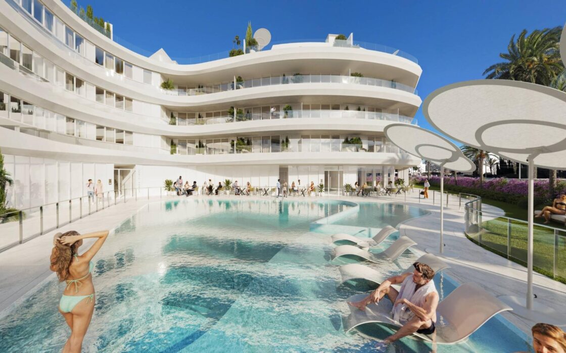 Апартаменты 78 кв.м с террасой и видом на море в Eivissa