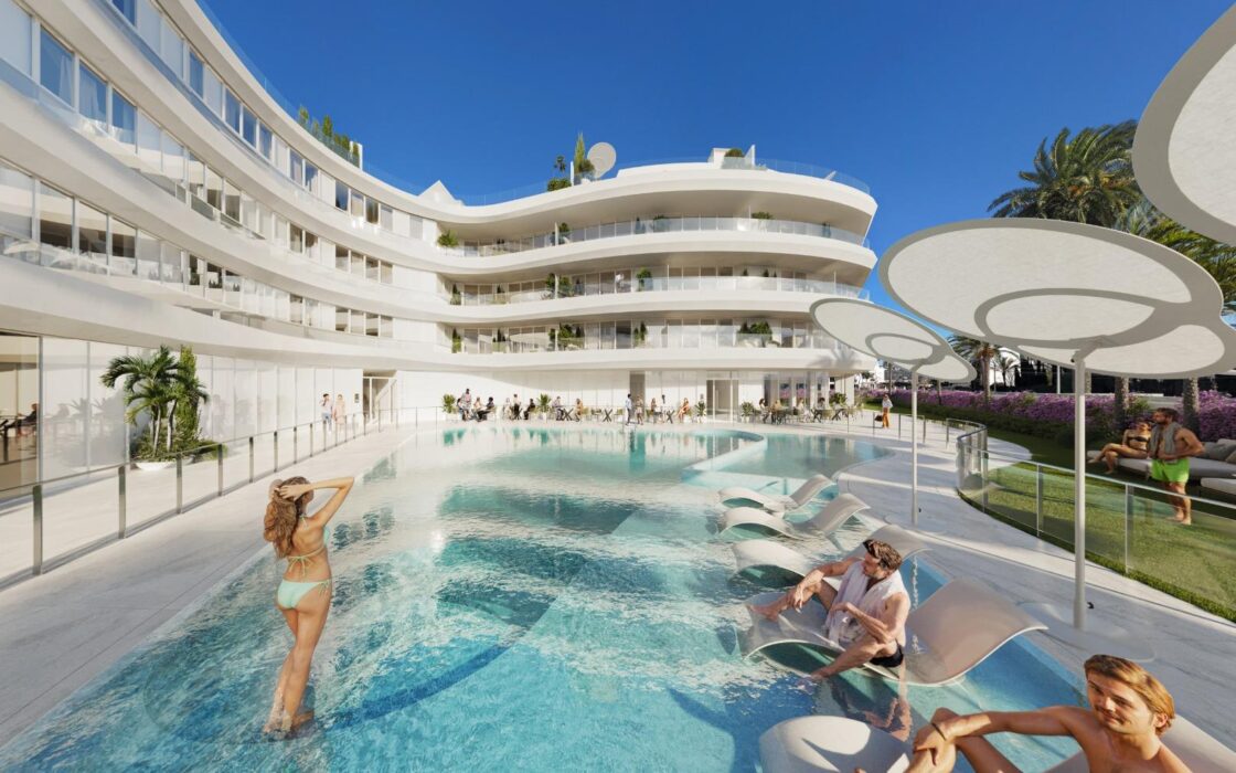 Апартаменты 78 кв.м с террасой и видом на море в Eivissa