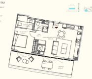 Апартаменты 78 кв.м с террасой и видом на море в Eivissa