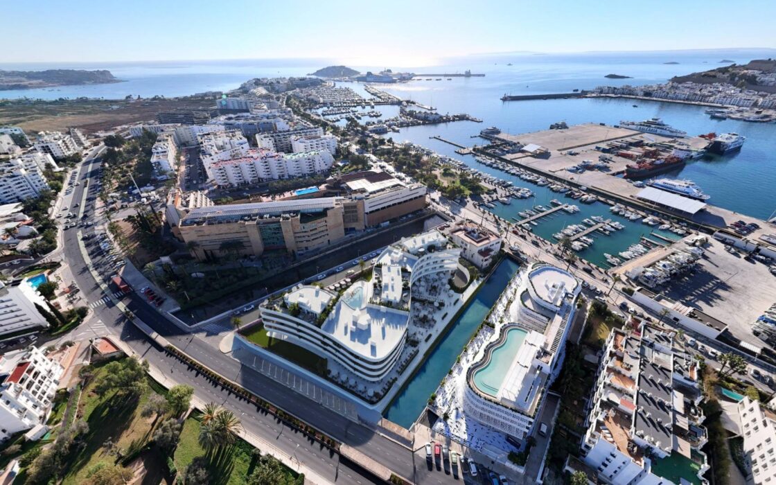 Апартаменты 78 кв.м с террасой и видом на море в Eivissa