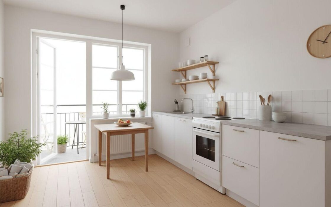 Апартаменты в Хихоне у моря, 94 кв.м, 4 комнаты, балкон