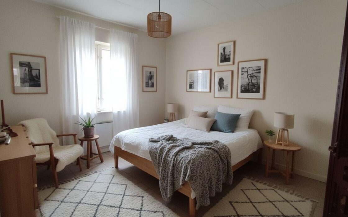 Апартаменты в Хихоне у моря, 94 кв.м, 4 комнаты, балкон