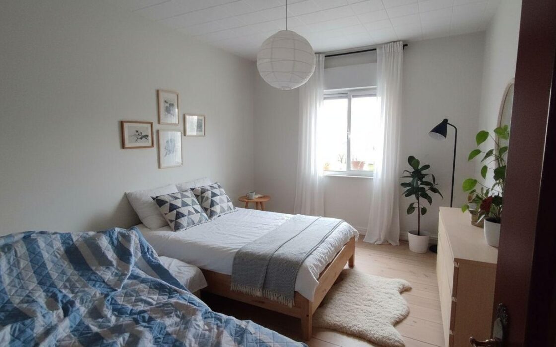 Апартаменты в Хихоне у моря, 94 кв.м, 4 комнаты, балкон