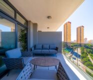 Новая квартира с террасой и морским видом в Бенидорме 98 кв.м