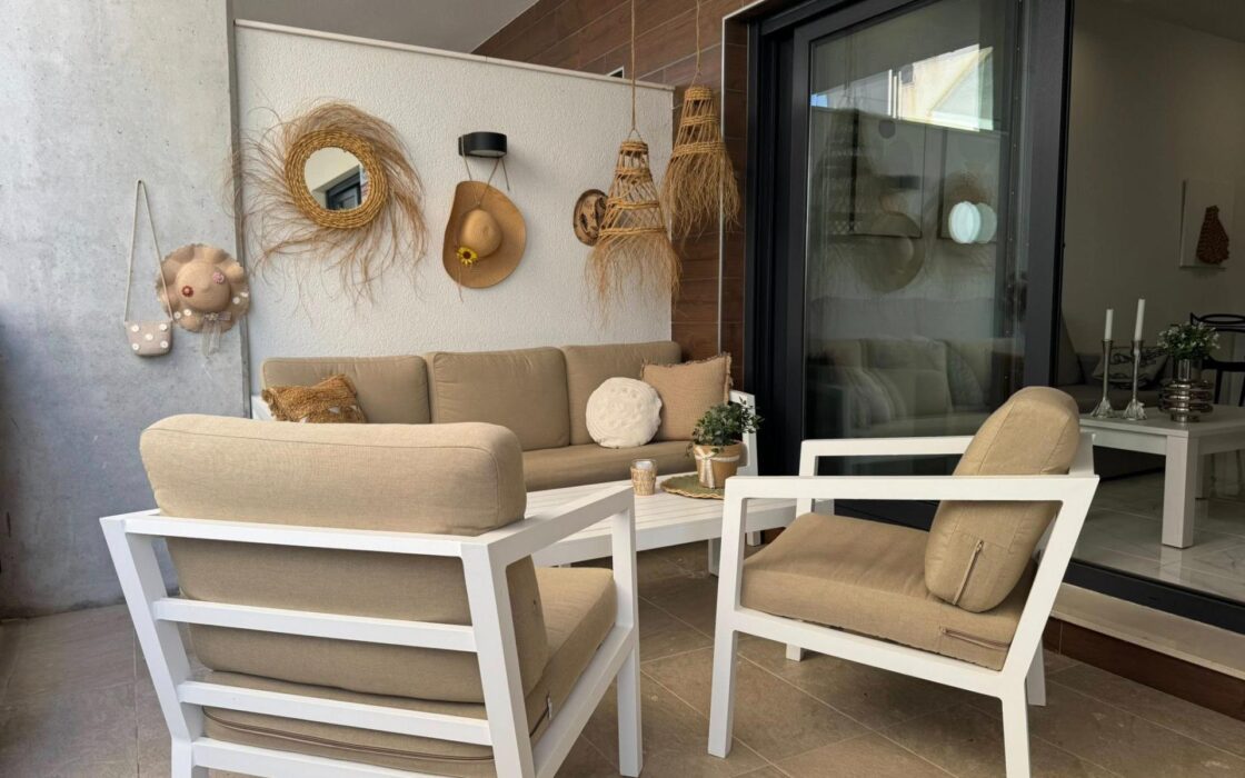 Уютное Бунгало 2 Спальни с Террасами в Гуардамар дель Сегура