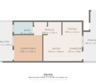Апартаменты 31 кв.м в Торревьехе, 1 км от моря