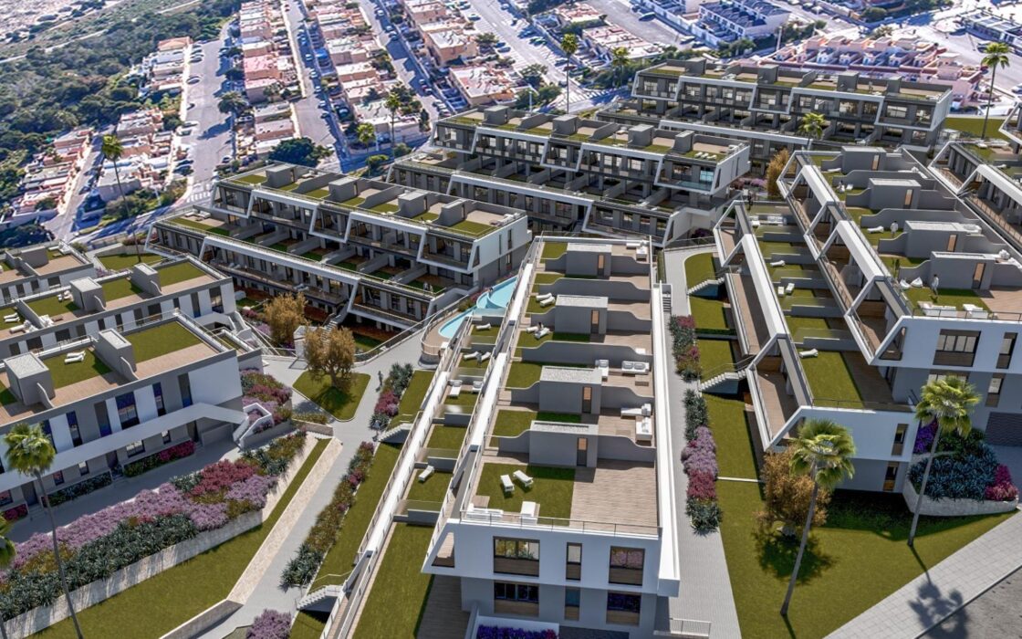 Квартира 3 кімнати 97 кв.м з терасою в Гран Алаканте біля моря