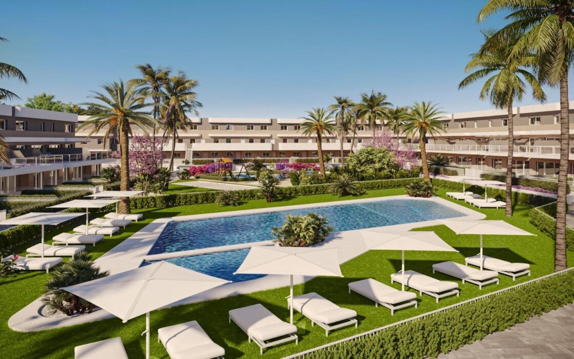 Апартаменты 2-3 спальни в Allure Alenda Golf 95 кв.м у моря