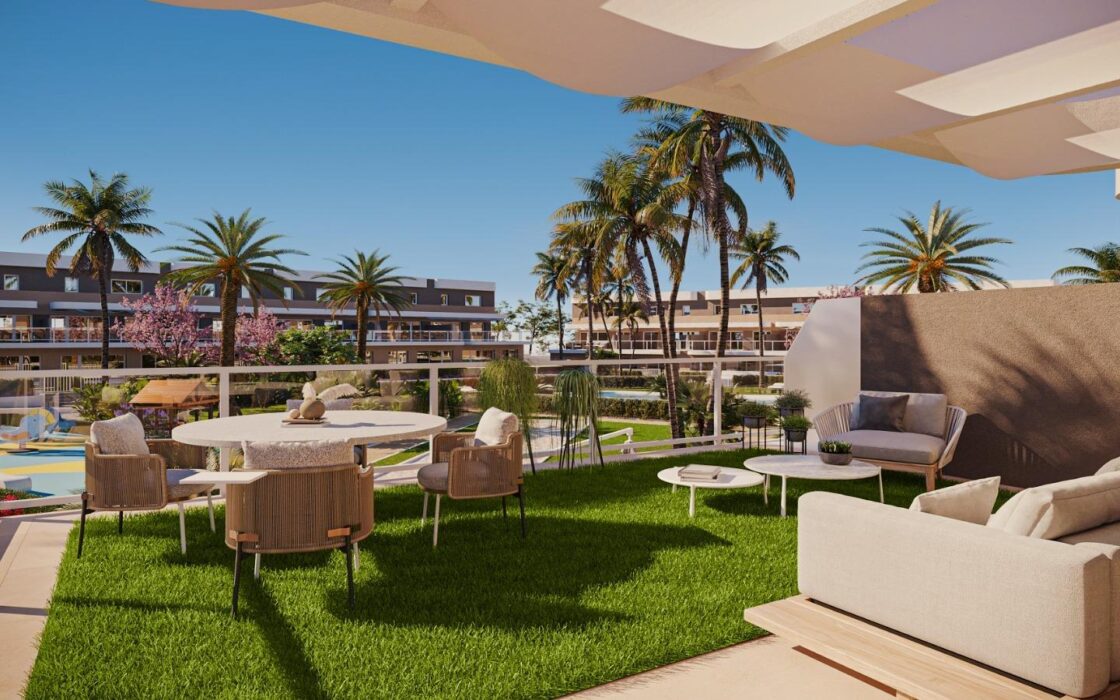 Апартаменты 2-3 спальни в Allure Alenda Golf 95 кв.м у моря