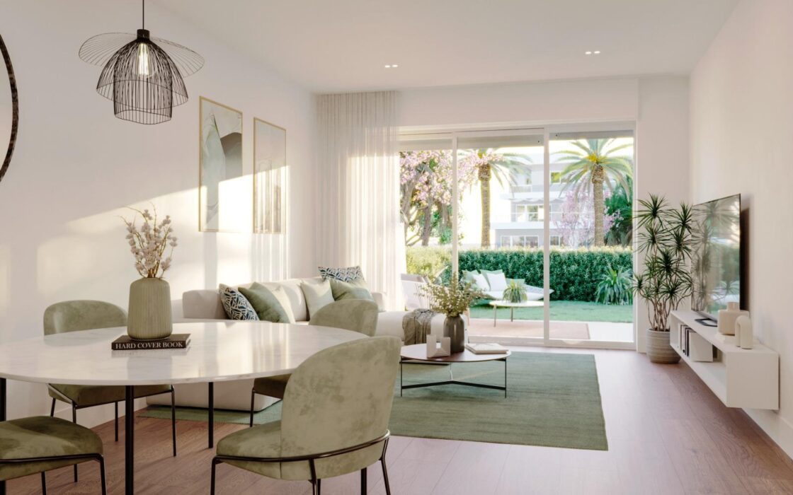 Апартаменты 2-3 спальни в Allure Alenda Golf 95 кв.м у моря