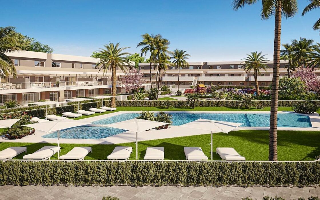 Апартаменты 2-3 спальни в Allure Alenda Golf 95 кв.м у моря