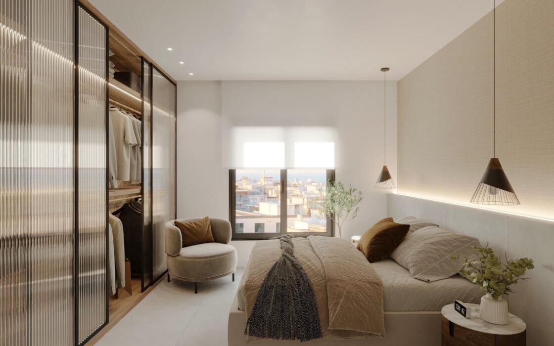 Апартаменти з 1 спальнею в Санта-Поле біля моря з терасою