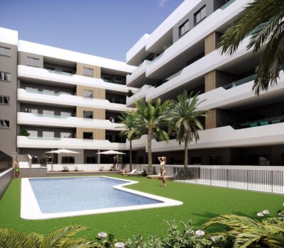 Сучасні апартаменти в Санта-Полі з терасою та басейном