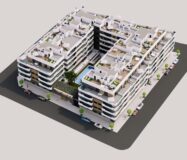 Современные апартаменты в Санта-Поле с террасой и бассейном