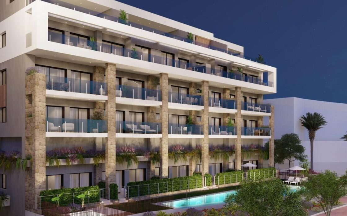 Бутик-апартаменты 1-2 спальни в Вильяхойосе у моря