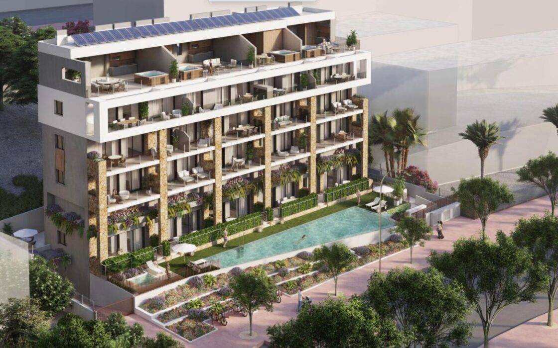 Бутик-апартаменты 1-2 спальни в Вильяхойосе у моря