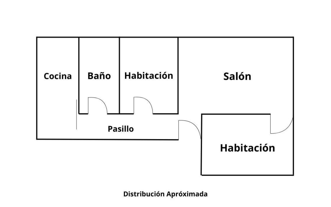 Апартаменти 55 кв.м в Мадриді з терасою та 3 кімнатами