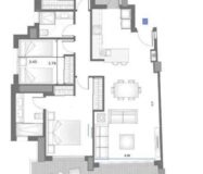 Апартаменты в Бенидорме 154 кв.м с видом на море и террасой