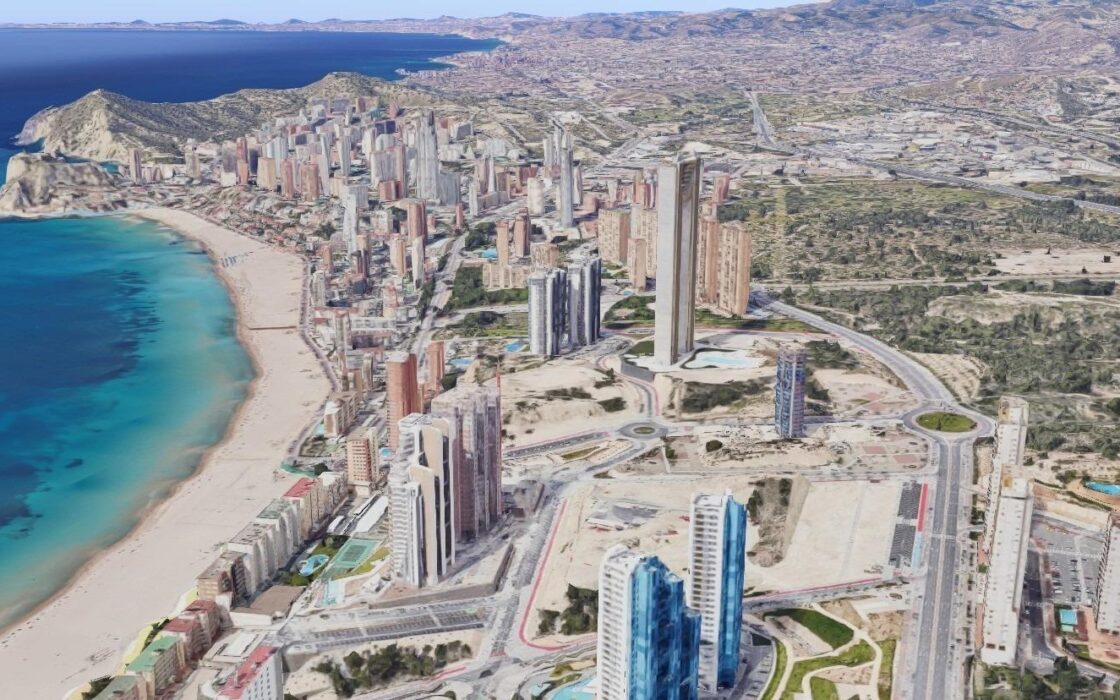 Апартаменты с видом на море в Бенидорме 112 кв.м 3 комнаты