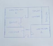 Апартаменты с видом на море в Аликанте 69 кв.м 3 комнаты