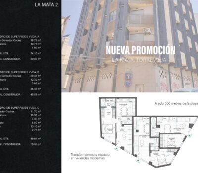 Апартаменти 58 кв.м в Торрев’єсі 300 м від моря