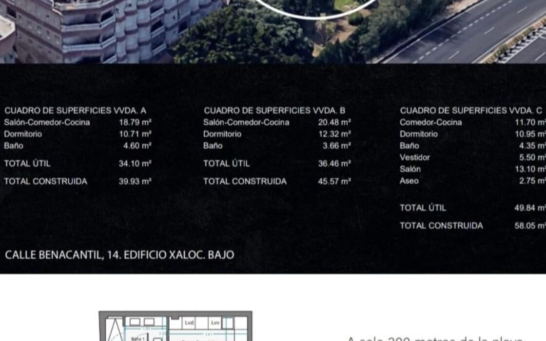 Апартаменты 58 кв.м в Торревьехе 300 м от моря