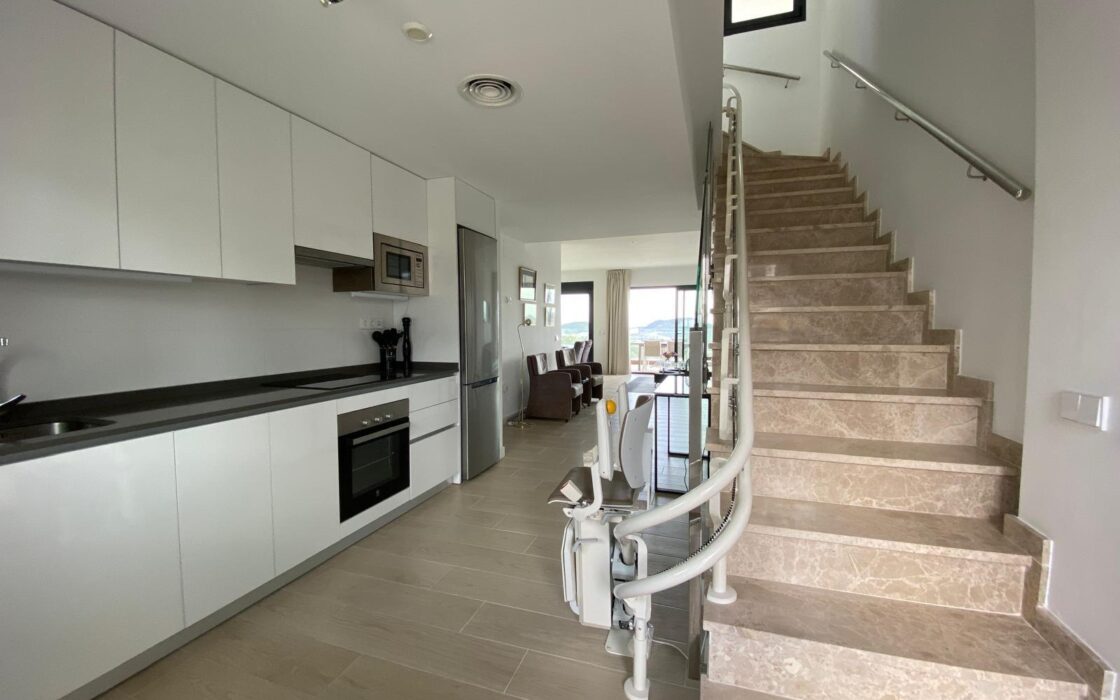 Дуплекс 3 спальни в Finestrat с видом на море