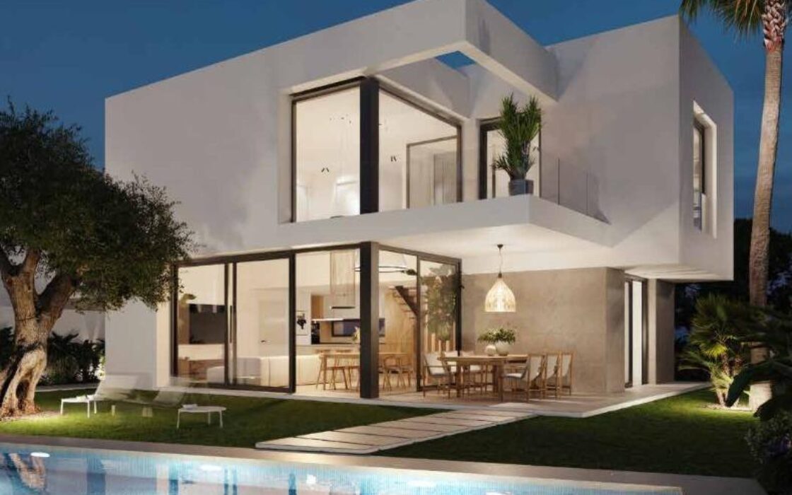 Новий будинок з басейном у Фінестраті, 3 спальні, 160 кв.м.