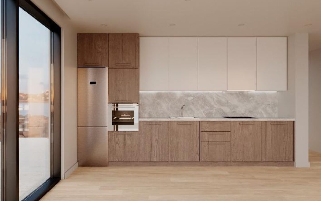 Сучасна вілла в Ла-Нусії з панорамним солярієм та басейном