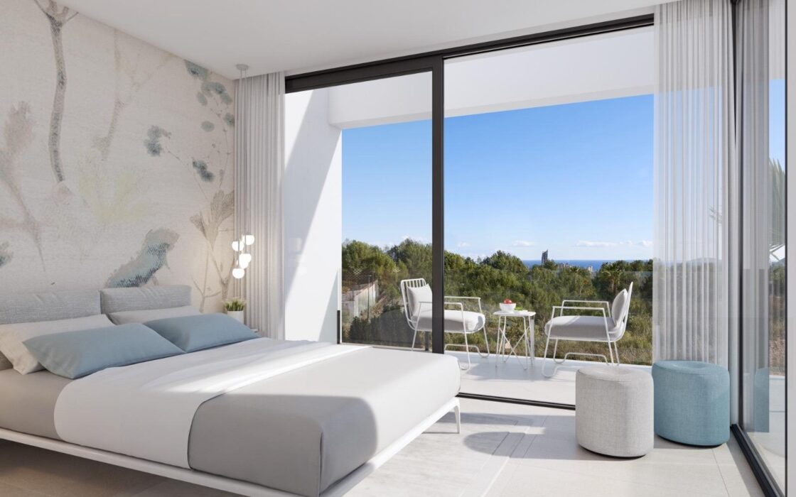 Виллы 3-4 комнаты в Финестрате с бассейном и террасой