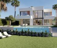 Виллы 3-4 комнаты в Финестрате с бассейном и террасой