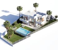 Виллы 3-4 комнаты в Финестрате с бассейном и террасой