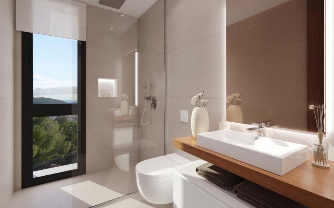 Виллы 3-4 комнаты в Финестрате с бассейном и террасой