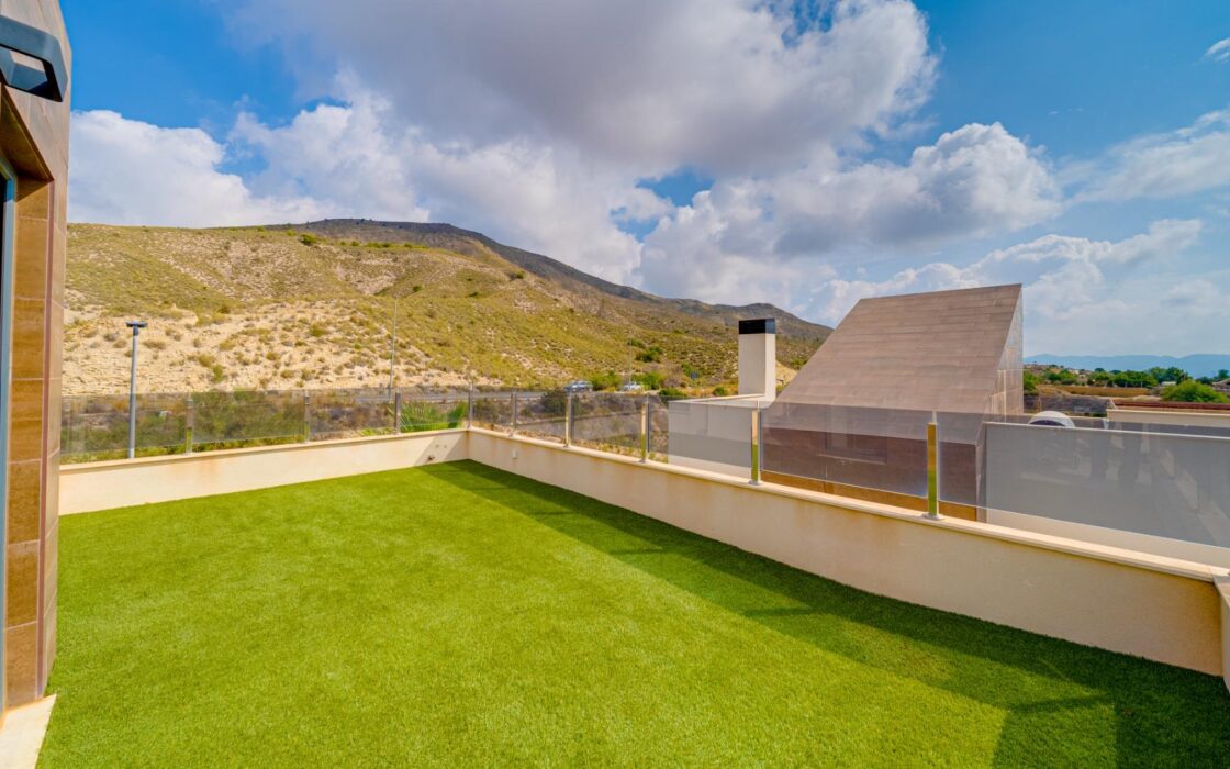 Современная вилла с видом на море в Финестрате 140 кв.м