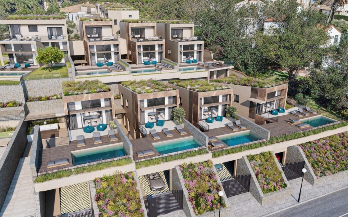 Виллы с видом на море в Ла-Нусии от 364 кв.м