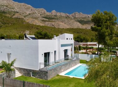 Вилла Люкс в Альтеа Ла Велья с террасой и панорамным видом