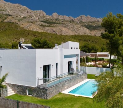 Вілла Люкс в Альтеа Ла Велья з терасою та панорамним видом