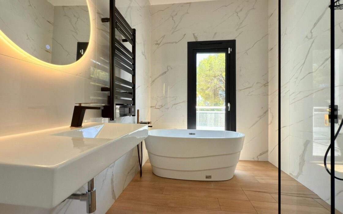 Вилла Люкс в Альтеа Ла Велья с террасой и панорамным видом