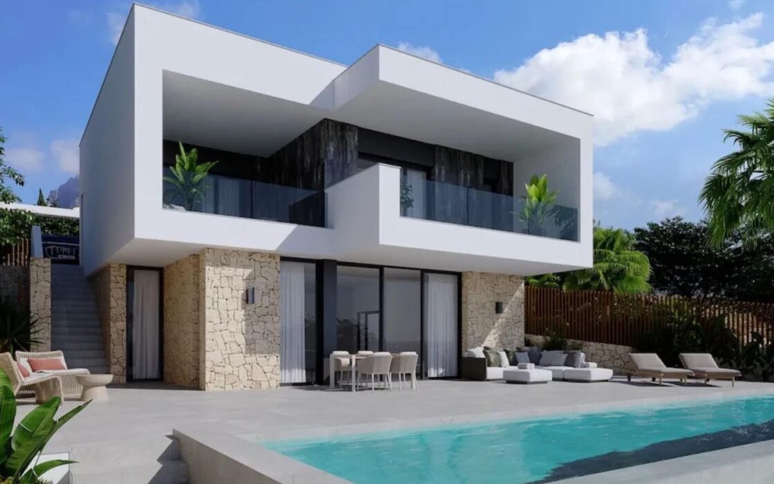 Энергосберегаемые виллы в Финестрате с частными бассейнами