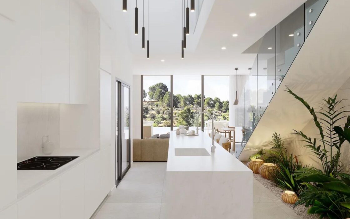 Энергосберегаемые виллы в Финестрате с частными бассейнами