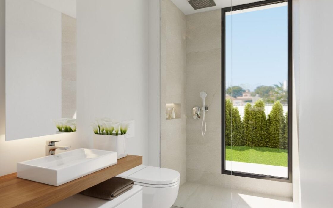 Новобудова з 3 спальнями у Фінестраті біля моря з басейном