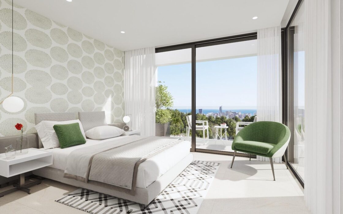 Новобудова з 3 спальнями у Фінестраті біля моря з басейном