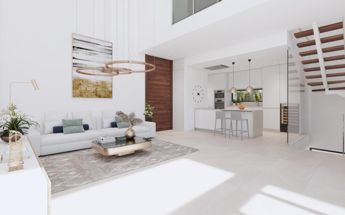 Новобудова з 3 спальнями у Фінестраті біля моря з басейном