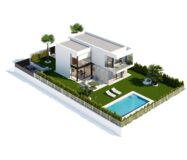 Новобудова з 3 спальнями у Фінестраті біля моря з басейном