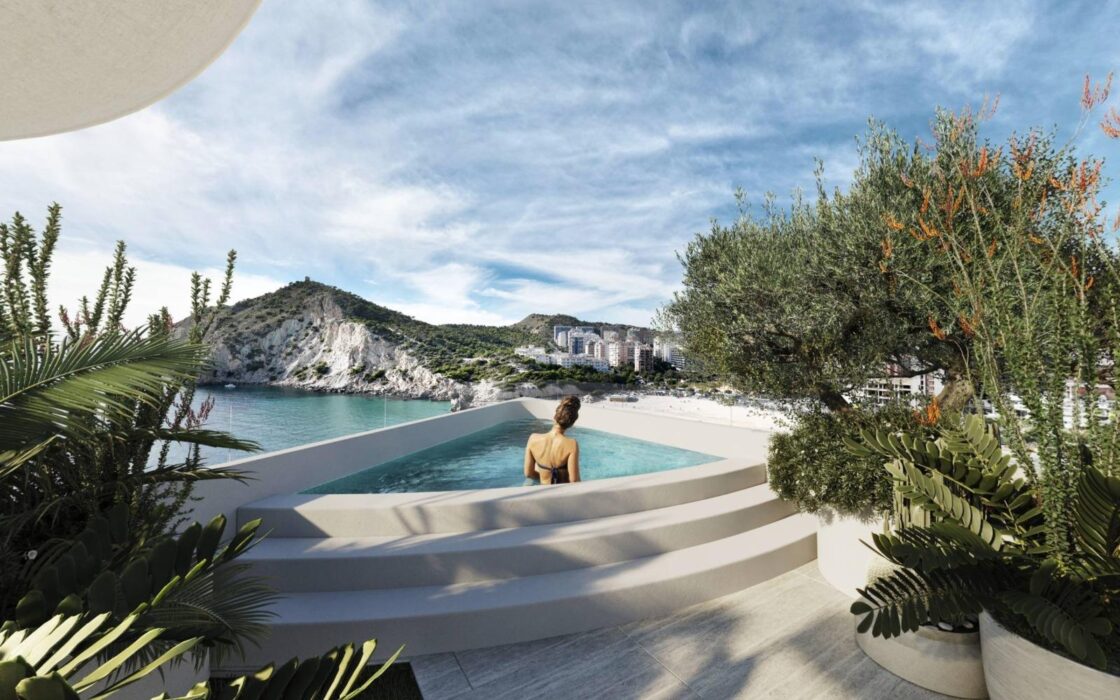 Элегантные апартаменты с видом на море на Коста-Бланке