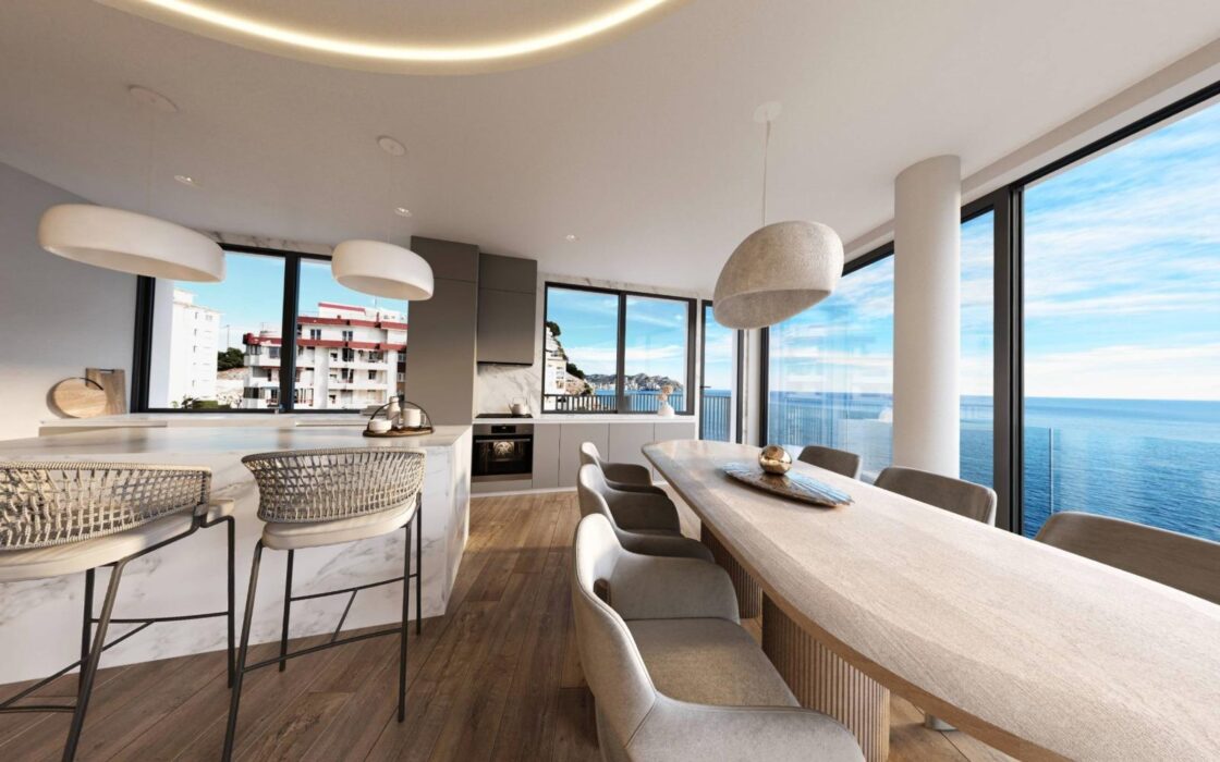 Элегантные апартаменты с видом на море на Коста-Бланке