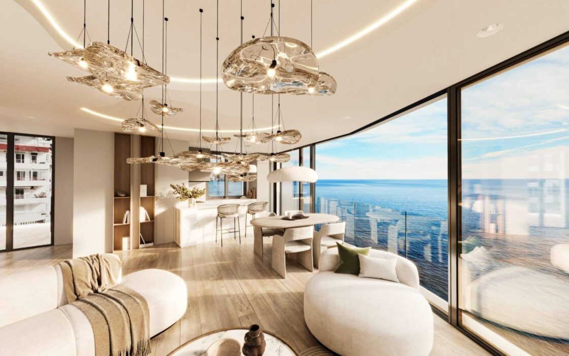 Элегантные апартаменты с видом на море на Коста-Бланке