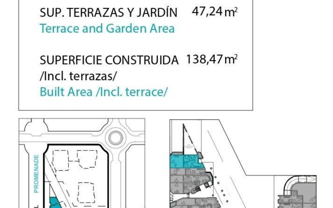 Елітна квартира біля моря в Бенідормі, 4 спальні, 142 кв.м