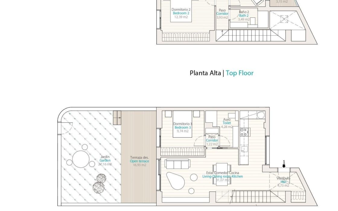 Елітна квартира біля моря в Бенідормі, 4 спальні, 142 кв.м