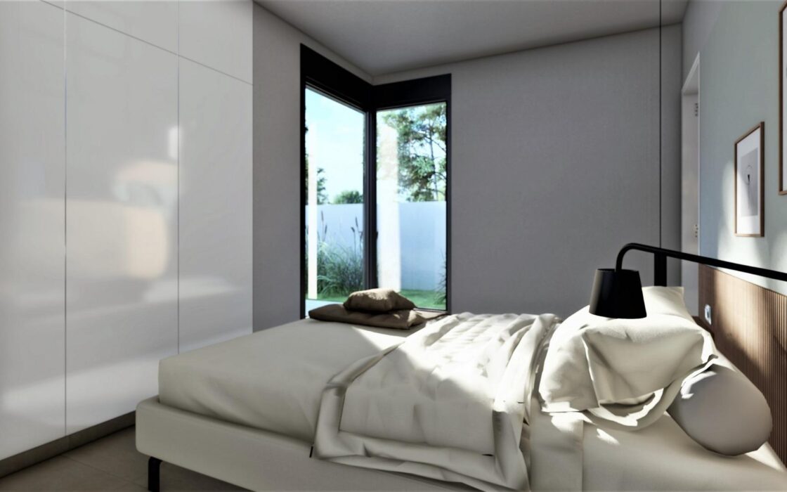 Новые виллы в Сан Фульхенсио с бассейном у моря 135 кв.м